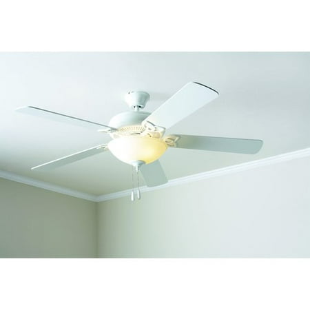 Mainstays 52" Ceiling Fan with Light Kit, White 17812
