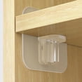 thumbnail image 3 of 10 Pcs Shelf Support Adhesive Pegs Plastic Closet Cabinet Shelf Support Clip, 3 of 8