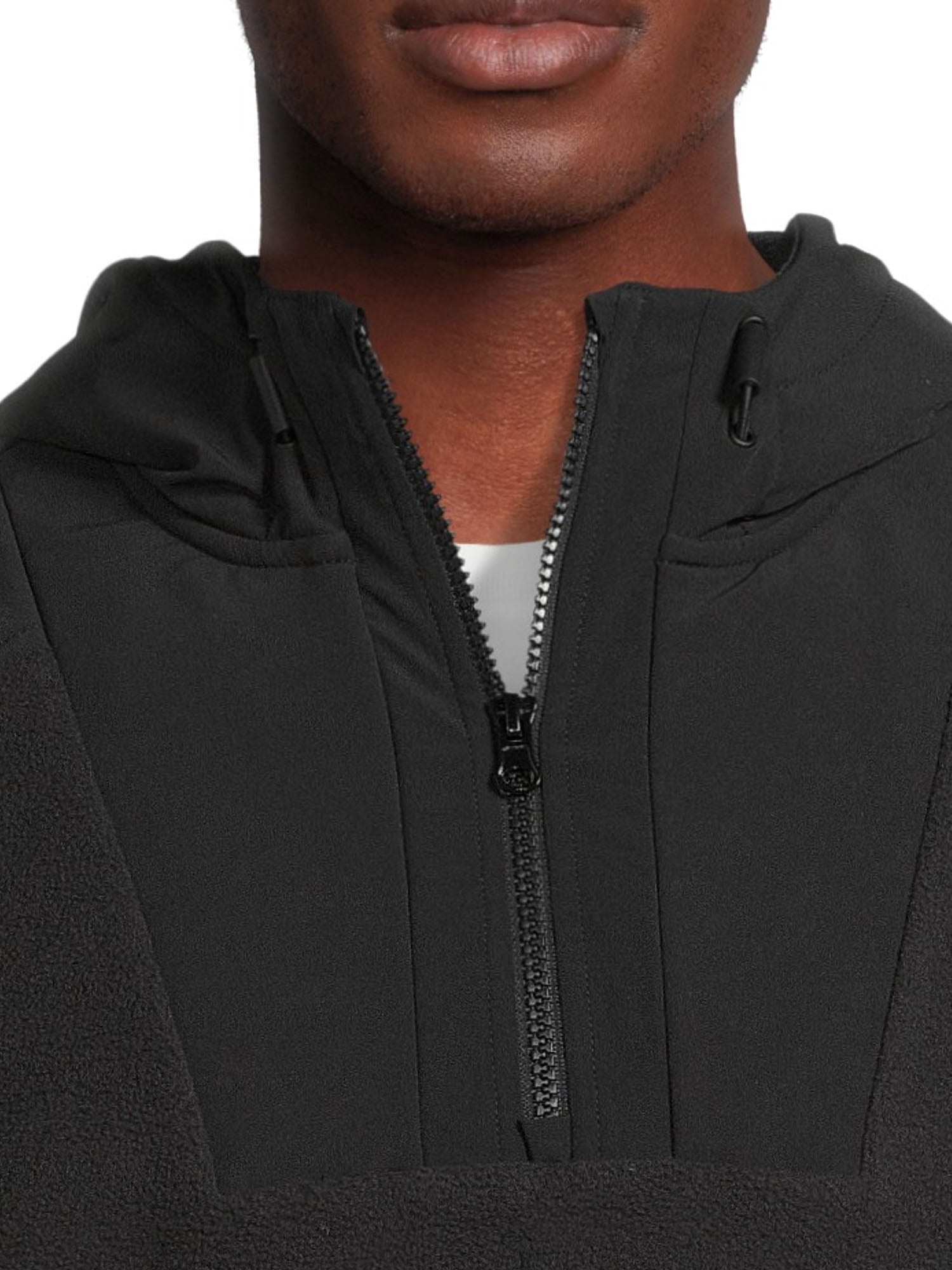 Russell Men's & Big Men's Microfleece Half Zip Jacket, Sizes up to 3XL