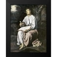 thumbnail image 2 of Velazquez, Diego 15x18 Black Modern Framed Museum Art Print Titled - St. John On The Island of Patmos, 2 of 5