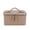PU nude, variant on Ladies Saffiano Split Leather Travel Toiletry Case Bag Portable Hanging Makeup Organizer Box Dopp Kit Cosmetic Bag For Women