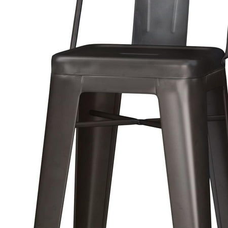Simpli Home - Rayne 30 inch Metal Bar Stool (Set of 2) - White