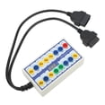 thumbnail image 3 of Caja de conexión OBD2, Detector de pines de alto rendimiento Universal para transmisión de señal de línea OBD de coche Jadeshay A, 3 of 8