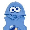 thumbnail image 4 of Sesame Street Cookie Monster Hooded Cosplay Romper Newborn to Little Kid, 4 of 5