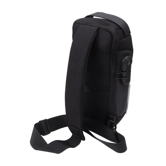 Bag Shoulder Backpack Breathable Large Capacity Lockable Zipper Oxford Cloth Portable Sling Bag for Women Men