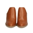 thumbnail image 4 of Wild Diva FH24 Leatherette Pointy Toe Chunky Heel Mule, 4 of 5