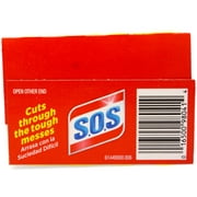 Clorox S.O.S. Steel Wool Soap Pads Reusable With Anti-Rust Protection 4 Ct 5 Pk