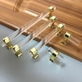 thumbnail image 6 of 12Pcs 96mm Drawer Pull Acrylic Clear Dresser Pulls Cabinet Door Handles Knobs Bathroom Handle Hardware, 6 of 9