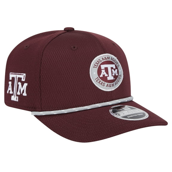 Men's New Era Maroon Texas A&M Aggies COOLERA 9SEVENTY Rope Stretch-Snap Hat
