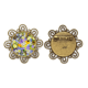 thumbnail image 1 of Yellow - Blue flores arbustos Broche de flores, regalo de joyería para mujeres y niñas Unbranded M, 1 of 3