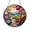 Acrylic 3.5 Inch, variant on Flower Path Stained Glass Suncatcher, Vibrant Garden Window Hanging Art, Scenic Landscape Window Panel for Home, Spring Floral Decor for Living Room, Ideal Gift for Flower and Nature Lovers