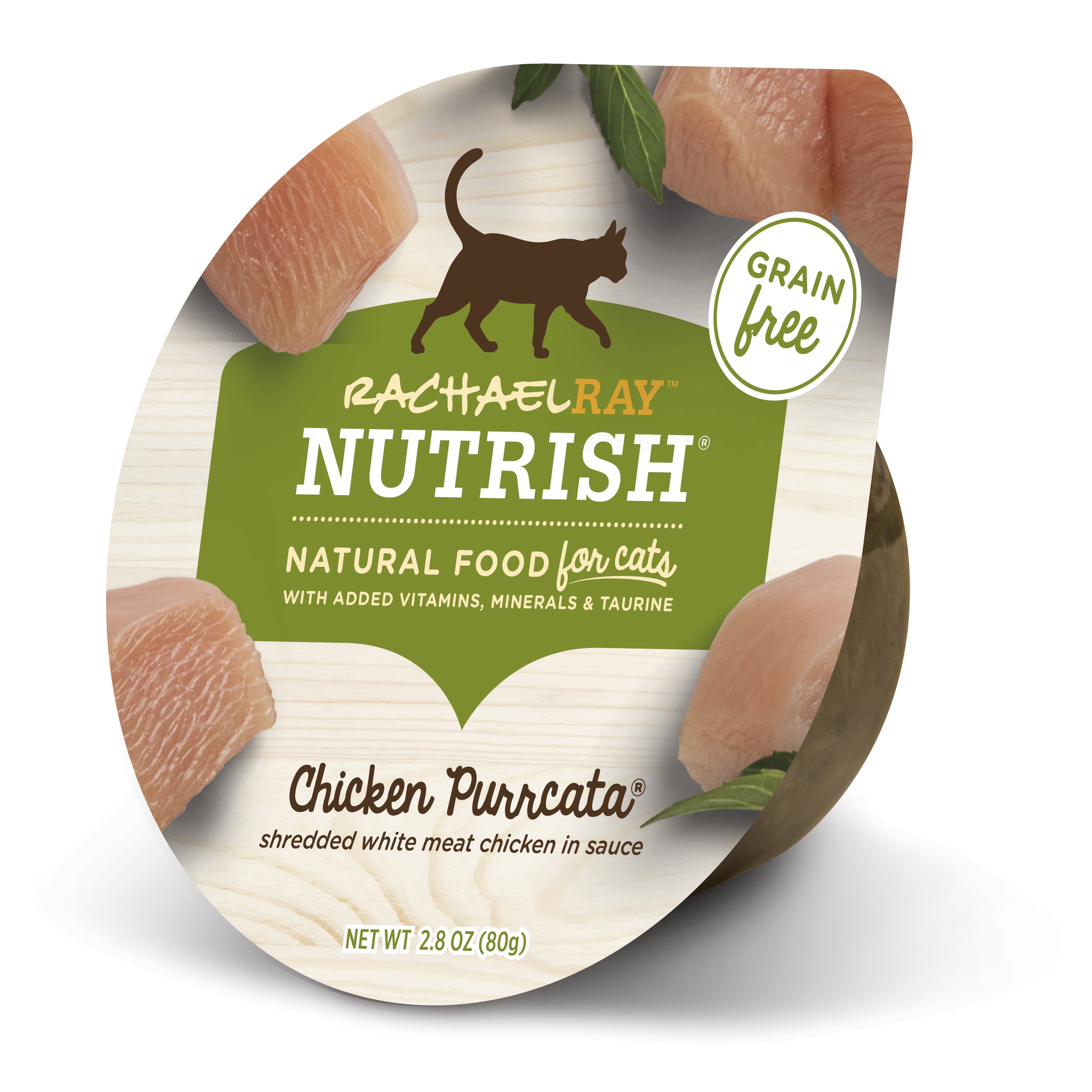 Rachael Ray Nutrish Natural Wet Cat Food, Grain Free, Chicken Purrcata