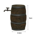 thumbnail image 5 of 1:12 Scale Accessories Wine Cellar Miniature Bar Accessories Retro Mini Red Wine Barrel for Home, 5 of 5