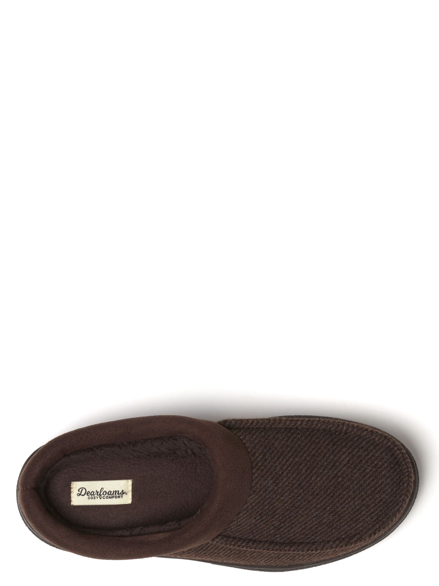 Dearfoams Cozy Comfort Men's Moc Toe Clog Slippers