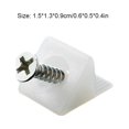 thumbnail image 3 of Advancent 100 piezas Durable y estante de esquina cofre 100 paquete/lote fácil de instalar muebles soportes de soporte cofre Decoración del hogar, 3 of 6