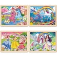 thumbnail image 2 of Puzles de madera VJZVKJ, unicornio, sirena y princesa, 24 piezas, 2 of 7
