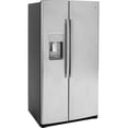 thumbnail image 4 of GE PZS22MYKFS 36 Inch Freestanding Counter Depth Side by Side Refrigerator with 22.1 cu. ft. Capacity, 4 Glass Shelves, External Water Dispenser, with Door Lock, Crisper Drawer, Ice Maker, Frost Guard, 4 of 5