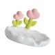 thumbnail image 1 of Jabonera Para Lavabo, Jabonera De Flores De Cerámica Compacta, Exquisita Para El Hogar Del Baño, 1 of 7