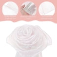 thumbnail image 3 of Borde de Organza Plisado con Volantes de 5.5" x 5.5 Yardas, Cinta de Encaje Plisado Iridiscente para Manualidades de DIY, Vestido, Ropa, Regalo de Boda, Decoración del Hogar, Blanco, 3 of 6