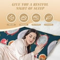 thumbnail image 3 of Body Pillow Cover - Soft Body Pillow Pillowcase, Papaya pitaya Pomegranate Breathable Long Body Pillow Case Cover with Invisible Zipper 20x60in, 3 of 5