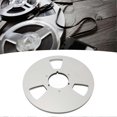 thumbnail image 4 of 1/4 10 Inch Empty Tape Reel Aluminum Alloy Reel Tape Recorder Accessory Empty Disc Opening Machine Parts for Nab Silver, 4 of 5