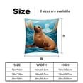 thumbnail image 5 of Sea Lion Inserts Set of 2 - 16x16, 18x18, 20x20 Inches - Unique Patterns for Pillows Covers, Bed Pillow, Throw Pillows - Great for All Occasions, 5 of 6