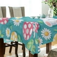 thumbnail image 5 of Yayeee Tablecloths 54" x 72" Rectangle Wrinkle Resistant Party Table Cover, Cartoon Easter Bunny, 5 of 8
