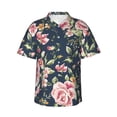 thumbnail image 2 of Yiaed Vintage Floral Print Hawaiian Shirt for Men Short Sleeve Button Down Shirts Beach Shirts for Men-Medium, 2 of 5