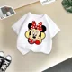thumbnail image 2 of Bonita camiseta informal de Disney Minnie para niños, camiseta de moda urbana de verano para niñas, camiseta de cuello redondo para niños, camisetas deportivas para niños al aire libre, 2 of 4