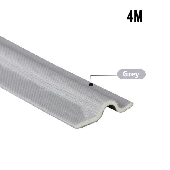 2-8M Wave Bottom Door Draft Stopper Weather Strip Anti-Cold Noise Blocker Soundproof Door Sweeps Pu Form Sealing Strip