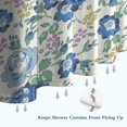 thumbnail image 6 of Pioneer Flower Floral Print Pattern Shower Curtain 36"x72" ,Bathroom Decorative Shower Curtains Set with 12 Hooks,Modern Waterproof Washable Shower Curtain, 6 of 6