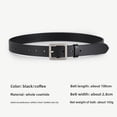 thumbnail image 5 of 2025 spring belt women's leather fashion simple black decorative belt versatile belt women's jeans ins, 5 of 6