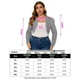 thumbnail image 6 of Yesfashion Women's Long Sleeve Cardigan Knit Sweaters Cropped Open Front Short Curved Cardigan, 6 of 6