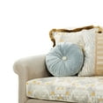 thumbnail image 2 of 84" Modern Velvet Sofa Set, 3 Seater Couch with Loveseat for Living Room, Apartment, Beige, 2 of 5