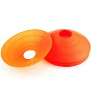 Athletic Works 2" Orange Low Profile Cones (25 Pieces)