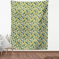 thumbnail image 4 of Fruit Sofa Upholstery Fabric by the Yard, Hand Drawn Lemons and Leaves Image in Retro Design Citrus Slices Pattern of Foliage, Decorative Fabric for DIY and Home Accents, Multicolor by Ambesonne, 4 of 5