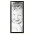 thumbnail image 2 of ArtToFrames 18" x 48" Honors Black with Gold Picture Frame, 18x48 inch Black Wood Poster Frame (WOM-5158), 2 of 7