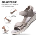 thumbnail image 4 of Sandalia DREAM PAIRS DWUMST2503 Ligera Gris Talla 10, 4 of 7