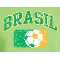 thumbnail image 2 of Mens Adult BRASIL FUTBOL Soccer Hoodie Sweatshirt, Small Cardinal, 2 of 3