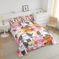 thumbnail image 3 of Dog Queen Size Comforter Set ,Cartoon Kawaii Animals Bedding Set Bear Lovers Animal Duvet Sets Kawaii Pet Down Comforter Birthday Gifts For Dog Lovers (1 Comforter,2 Pillowcases), 3 of 5