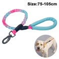 thumbnail image 1 of Cuerda pesada bungee leash para perros grandes y medianos, antitracción y amortiguación, leash azul oscuro sin reflexión en el exterior, 1 of 5