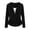 Black, variant on zbxnLI Long Sleeve Tops for Women V Neck Ruched Casual Blouses Shirts Fall Winter Fashion Loose Pullover Outfits
