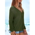 thumbnail image 4 of PRETTYGARDEN Crochet Cardigan Sweaters for Women Trendy Spring Summer Long Sleeve Tie Front Tops Boho Beach Vacation Clothes, 4 of 9