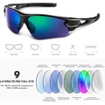thumbnail image 3 of Polarized Sports Sunglasses for Men Women Youth Baseball Fishing Cycling Running Golf Motorcycle Tac Glasses UV400, 3 of 7