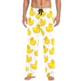thumbnail image 7 of FORMRS Mens Pajama Pants with Pockets Cotton Sleepwear Lounge Bottoms Sizes S-2XL, Yellow Rubber Ducks, 7 of 7