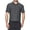 Carbon Heather/Asphalt Heather/Black, variant on Under Armour Men's Playoff Golf Polo,Academy Blue,S