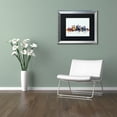thumbnail image 3 of Trademark Fine Art "Atlanta Georgia Skyline Blue" Canvas Art by Michael Tompsett, Black Matte, Silver Frame, 3 of 3