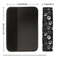 thumbnail image 6 of Chririnla Car Seat Belt Pads Non-Slip Polyester Fabric, Compatible with, Suitable for Sedan, White Paw Print Pattern, 6 of 8