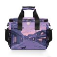thumbnail image 7 of FORMRS Insulated Cooler Bag 24 Cans Capacity Soft Leakproof Lunch Box with Side Pockets, Black Cat Walking, 7 of 7