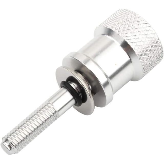 HUGFEGWE Easygo Replacement for BMW R Nine T R9T RNINET 2014-2020 Motorcycle Aluminum Rear Fender Passenger Seat Bolt Screw Removal Tool-Less Quick Release (Silver) U2537-3951